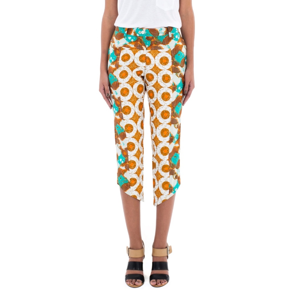 KISUA AFRICA Printed Tailored Crop Pants